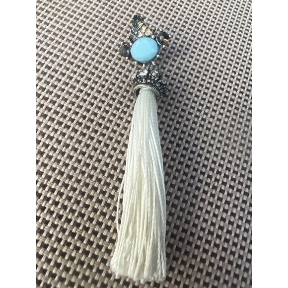 Tassel Rhinestone Earrings - Picture 4 of 4